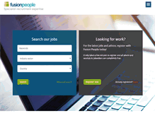 Tablet Screenshot of fusionpeople.com